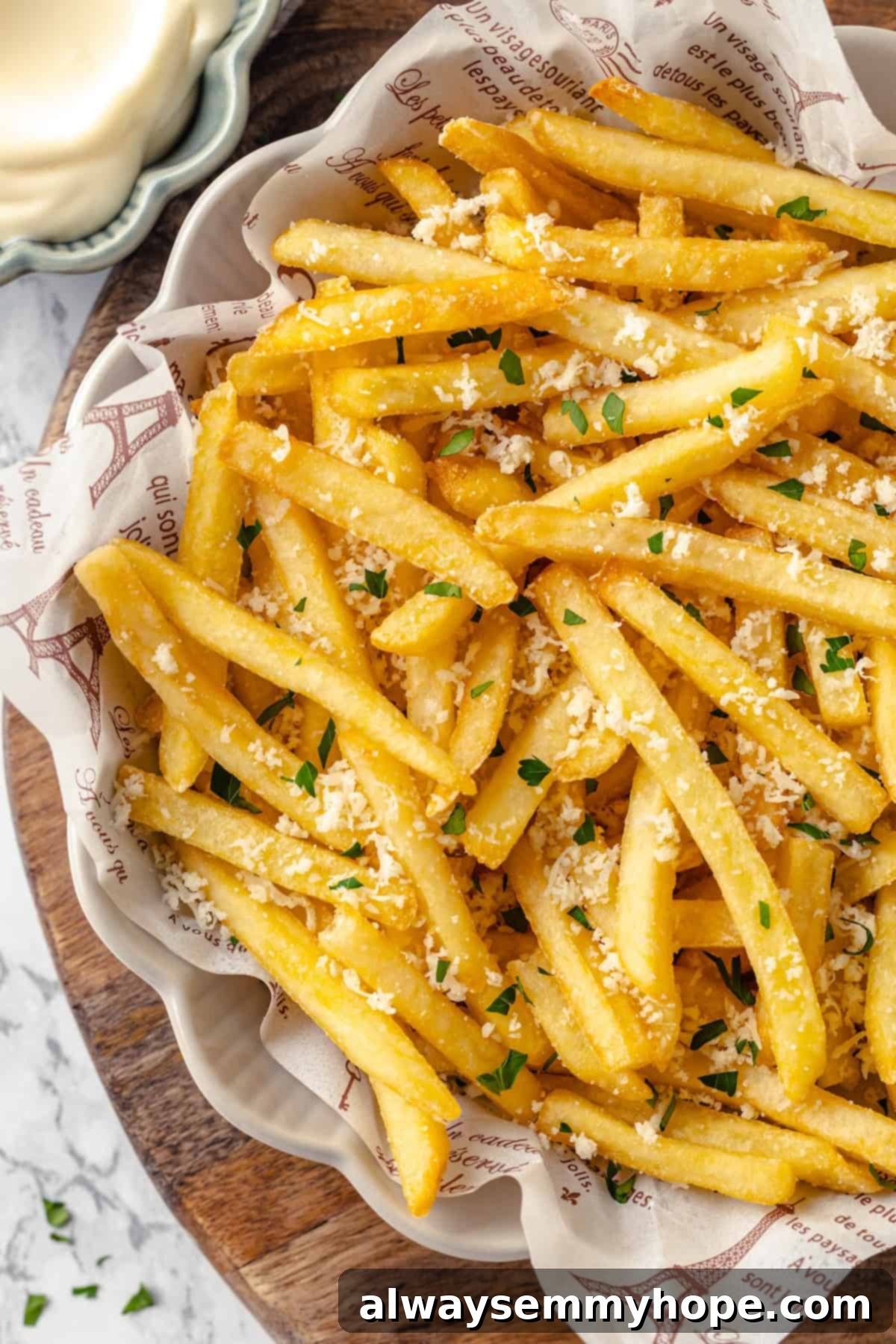 Gourmet at Home: Truffle Fries with Buttery Garlic Mushrooms
